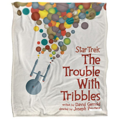 Star Trek Tos Episode 44 Silky Supersoft Blanket White/multicoloured (One Size) from B&Q