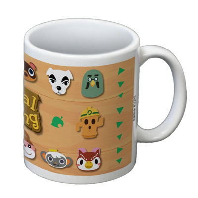Animal Crossing Character Faces Mug Brown (One Size) from B&Q