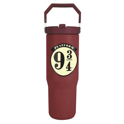 Harry Potter White/Black Platform 3/4 880Ml Tumbler Maroon/ (One ) Size 9