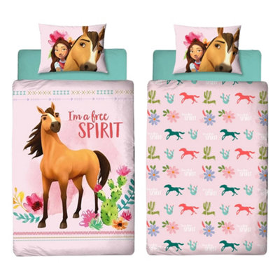  - Spirit Reversible Duvet Set Multicoloured (Single)