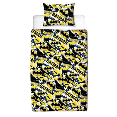 Batman Unisex Multicolor Camo Reversible Duvet Set | Size: Single - Image 3