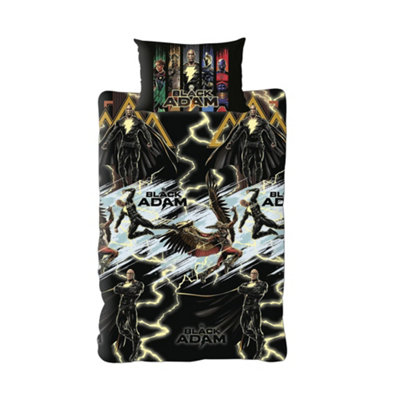  - Black Adam Reversible Duvet Set Multicoloured (Single)