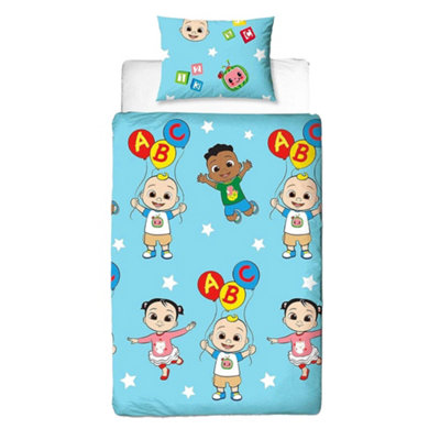 Cocomelon Friends Reversible Duvet Set Multicoloured (Single) from B&Q