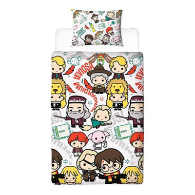 Harry Potter Chibi Reversible Duvet Set - Multicoloured / Double - Image 5