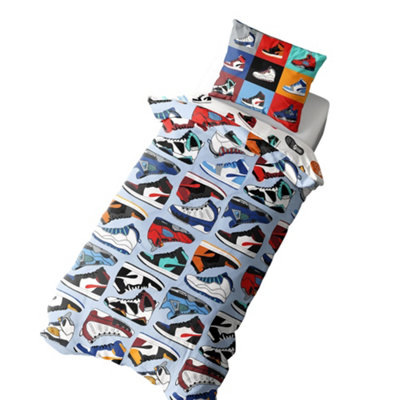 K Collection Sneaker City Reversible Duvet Set - Multicoloured - Image 3