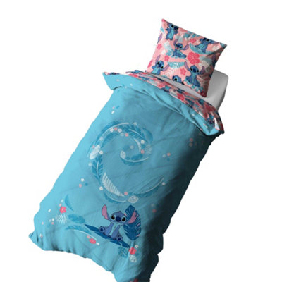 Lilo & Stitch Reversible Duvet Set Blue (Single) from B&Q