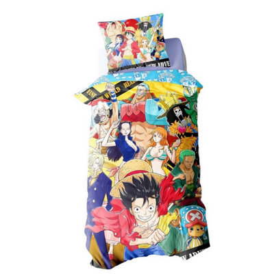 One Piece Straw Hat Crew Luffy Reversible Duvet Set - Multicoloured - Image 3