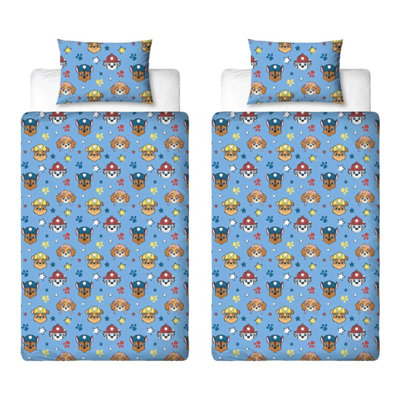 Paw Patrol Unisex Multicolor Squad Reversible Duvet Set | Size: Single - Image 3