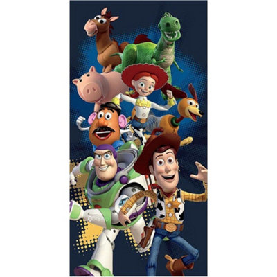Toy Story The Great Escape Characters Towel Multicoloured (One Size) from B&Q