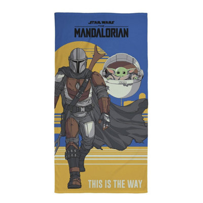 Star Wars: The Mandalorian This Is The Way Towel Multicoloured (One Size) from B&Q
