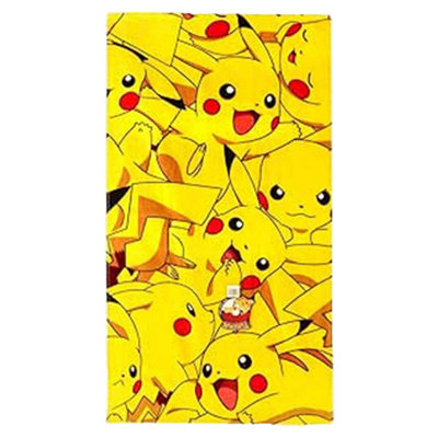 Pokemon Pikachu Towel Yellow (One Size) from B&Q