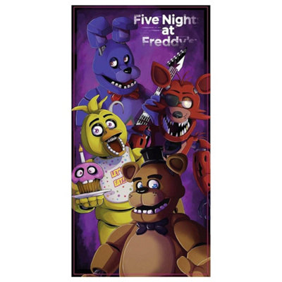 Five Nights At Freddys Freddy Fazbear Towel Multicoloured (One Size) from B&Q