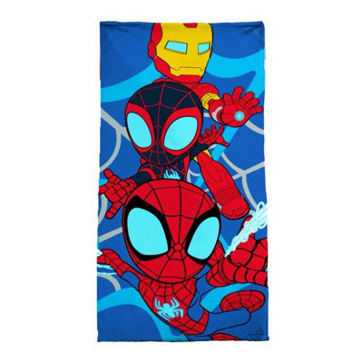 Spidey And His Amazing Friends Towel Blue/red (One Size) from B&Q