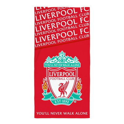  - Liverpool Fc Crest Towel Red (One Size)