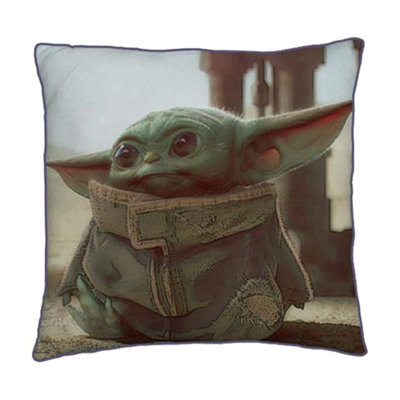 Star Wars Unisex Multicolor Yoda Filled Cushion - Image 4