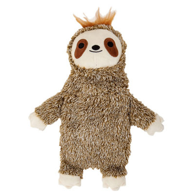 K Collection Sloth 3D 750Ml Hot Water Bottle And Cover White/brown (One Size) from B&Q