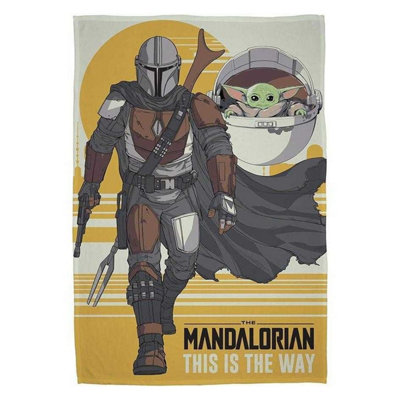 - Star Wars The Mandalorian Fleece Blanket Multicoloured (150Cm X 100Cm)