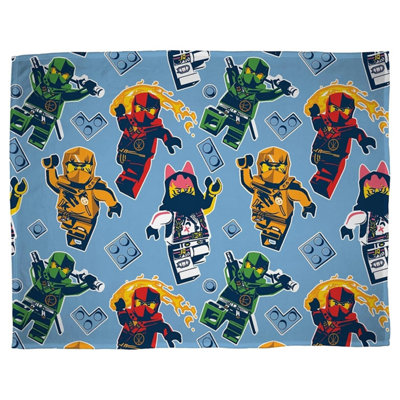 Lego Ninjago Fleece Blanket Multicoloured (150Cm X 100Cm) from B&Q