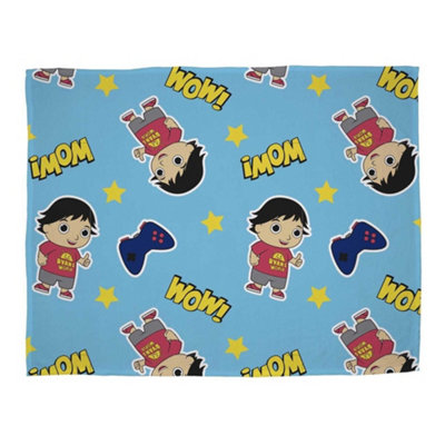 Ryans World Fleece Blanket Multicoloured (150Cm X 100Cm) from B&Q