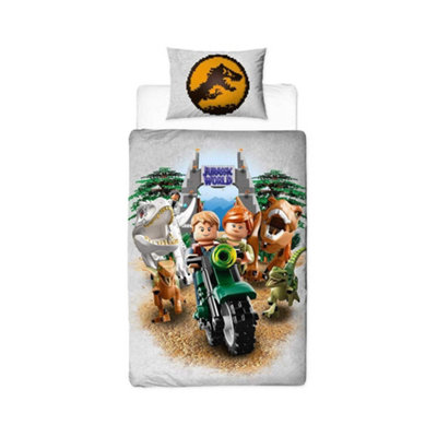 Lego Jurassic World Reversible Duvet Set - Multicoloured - Image 4