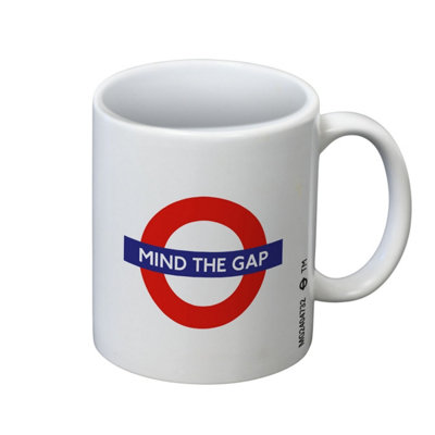 Transport For London Mind The Gap Inner Two Tone Mug White/red (One Size) from B&Q