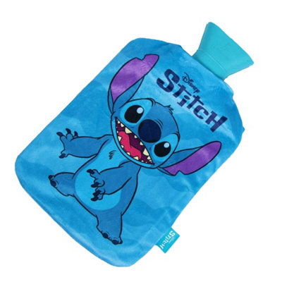 Lilo & Stitch Reversible 2L Hot Water Bottle And Cover Blue/pink (One Size) from B&Q