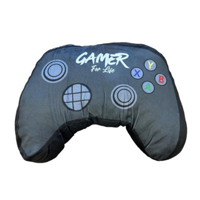  - Gamers Game Controller Filled Cushion Blue (40Cm X 32Cm)