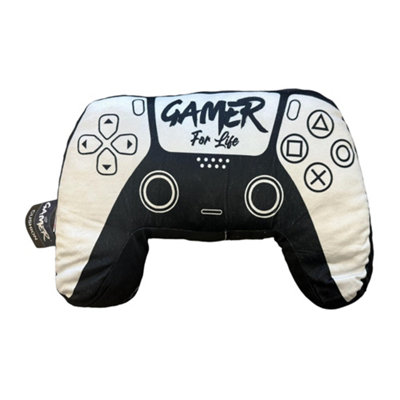  - Gamers Game Controller Filled Cushion White (40Cm X 32Cm)