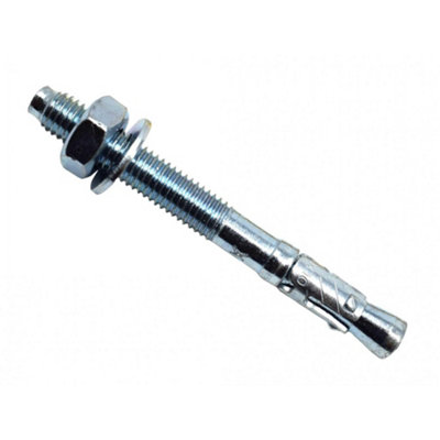 Masonmate Zinc Plated Through Bolt Zinc Plated (M10 X 95mm (50)) from B&Q