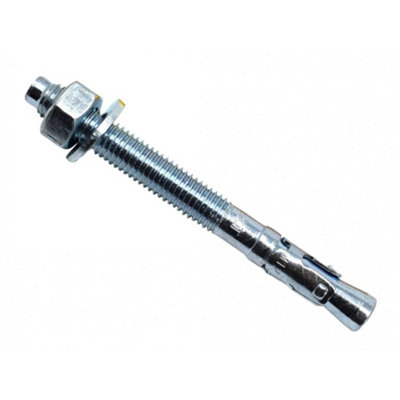 Masonmate Zinc Plated Through Bolt Zinc Plated (M12 X 120mm (25)) from B&Q