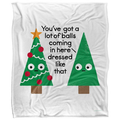 David Olenick Spruced Up Silky Supersoft Blanket Multicoloured (152Cm X 127Cm) from B&Q