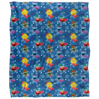 Sesame Street Silky Snowflake Supersoft Blanket Multicoloured (One Size) from B&Q