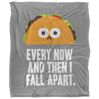 David Olenick Eclipse Of The Heart Silky Taco Supersoft Blanket Multicoloured (60In X 50In)