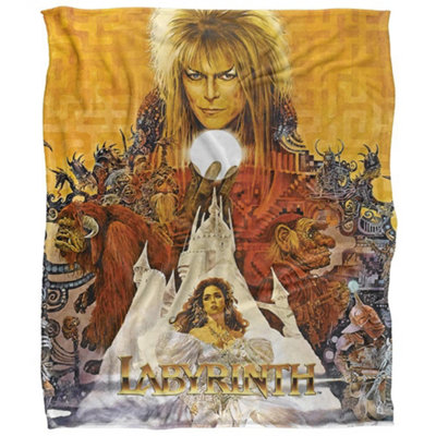 Labyrinth Crystal Ball Silky Supersoft Blanket Brown (One Size) from B&Q