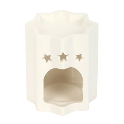 Something Different Star Oil Burner White (One Size) from B&Q
