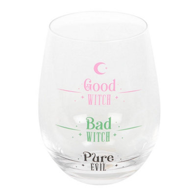  - Something Different Good WitchBad Witch Stemless Gl Transparent (One Size)