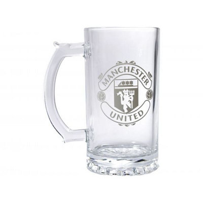  - Manchester United Fc Crest Gl Stein Transparent (One Size)
