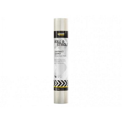 Everbuild Sika Roll & Stroll Contract Carpet Protector Multi Colour (600mm X 50M) from B&Q