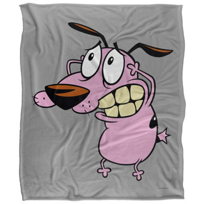 Courage The Cowardly Dog Season 1 Silky Supersoft Blanket Multicoloured (152Cm X 127Cm) from B&Q