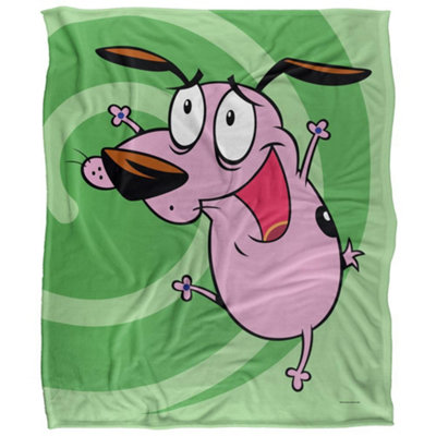 Courage The Cowardly Dog Complete Series Silky Cover Supersoft Blanket Multicoloured (152Cm X 127Cm) from B&Q
