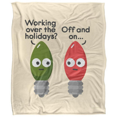 David Olenick Seasonal Employment Silky Supersoft Blanket Multicoloured (One Size)