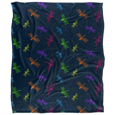Jq Licensing James Piazza Silky Dragonfly Supersoft Blanket Multicoloured (One Size) from B&Q