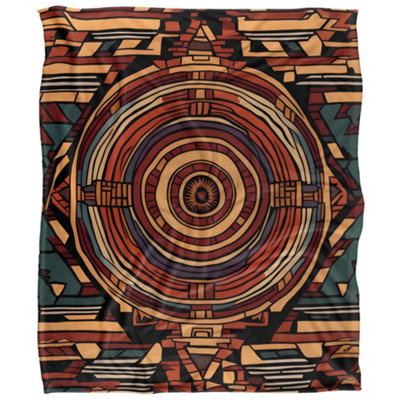 Jq Licensing James Piazza Silky Aztec Supersoft Blanket Multicoloured (One Size) from B&Q
