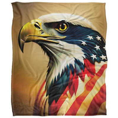 Jq Licensing James Piazza Silky Eagle Supersoft Blanket Multicoloured (One Size) from B&Q