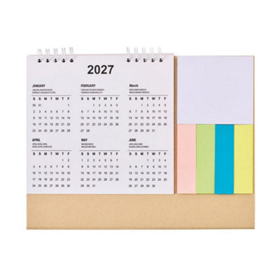 - Midocean Calendoo Memo Pad Beige (One Size)