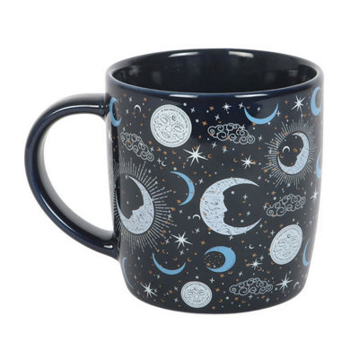 Something Different Unisex Dark Blue Moon Mug In - Image 3