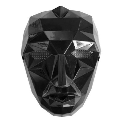 Squid Game Front Man Mask Black (One Size) from B&Q