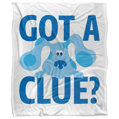 Blues Clues Get A Clue Silky Supersoft Blanket Multicoloured (One Size) from B&Q
