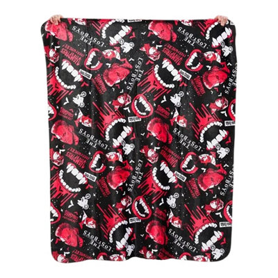 The Lost Boys Blanket Black/red (One Size) from B&Q