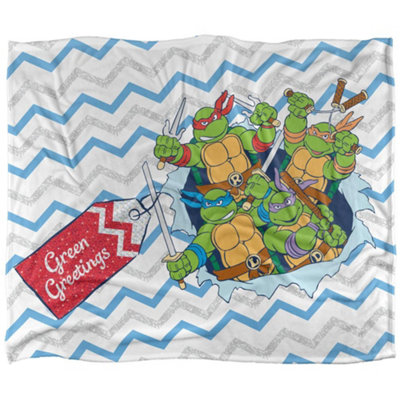 Tmnt Package Burst Silky Supersoft Blanket Multicoloured (152Cm X 127Cm) from B&Q